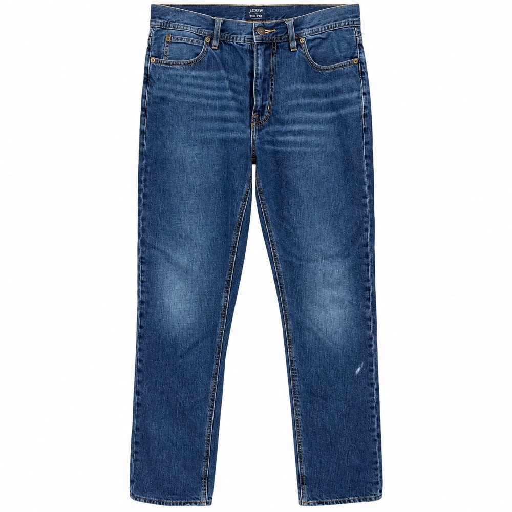 J.Crew The Sutton Flannel Lined Jeans Men's 32x32 Fit (32x31) Medium Wash H0940
